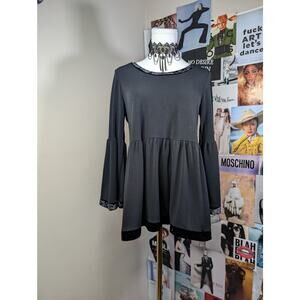 Allison Joy Goth Velvet Top